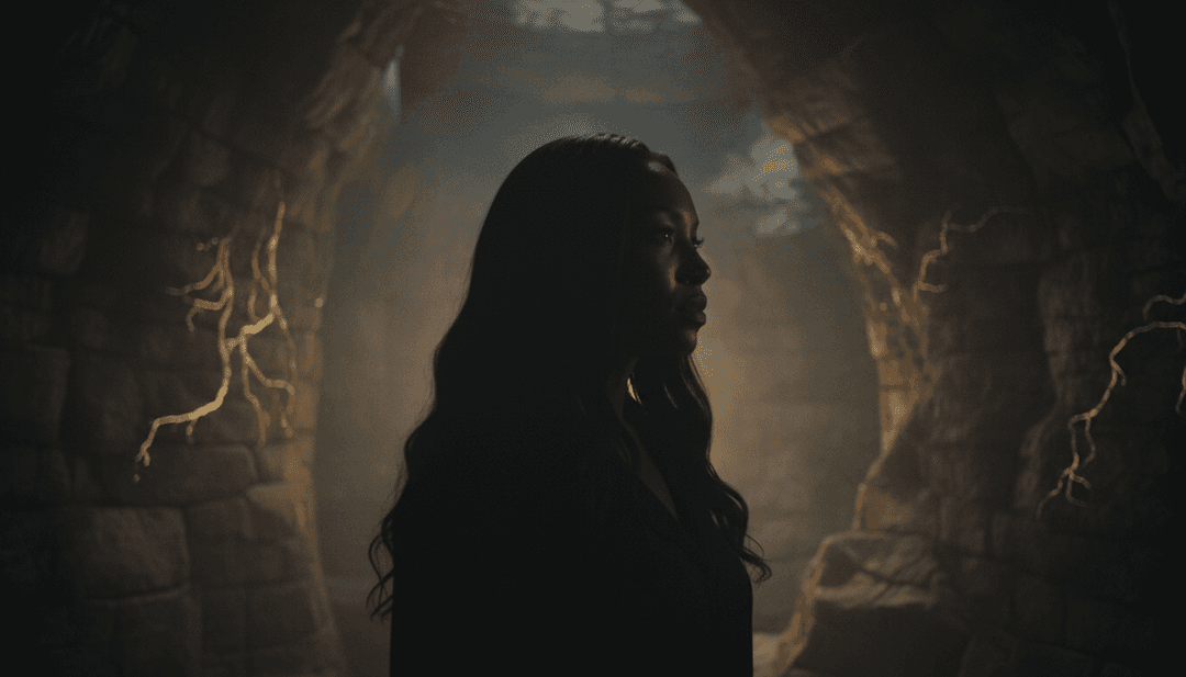 Imagem conceitual de IA analisando letras de música e ritmo