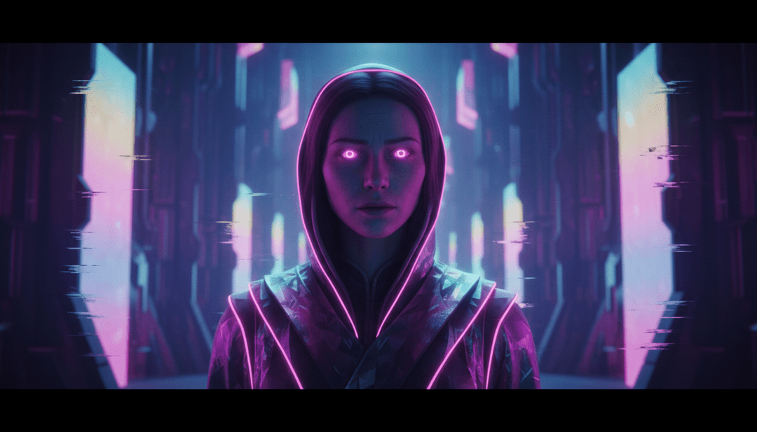 노래의 Alternative R&B와 Electronic 요소에서 영감을 받은 동적 비주얼