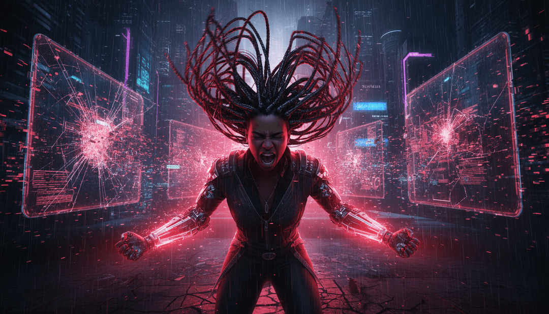 用户用 AI 创建朋克摇滚音乐视频