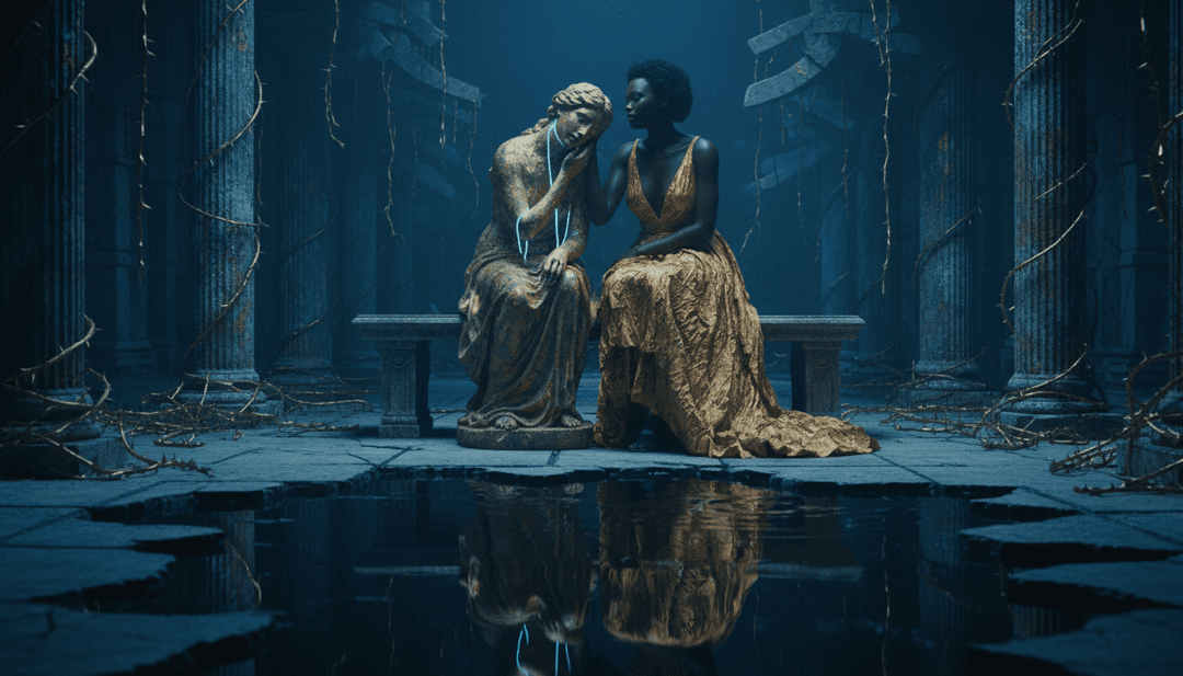 受 'Gimme Time' 音樂元素啟發的生動視覺場景