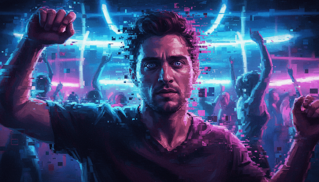 freebeat.ai का उपयोग करके एक AI-जनित संगीत वीडियो बनाता उपयोगकर्ता।