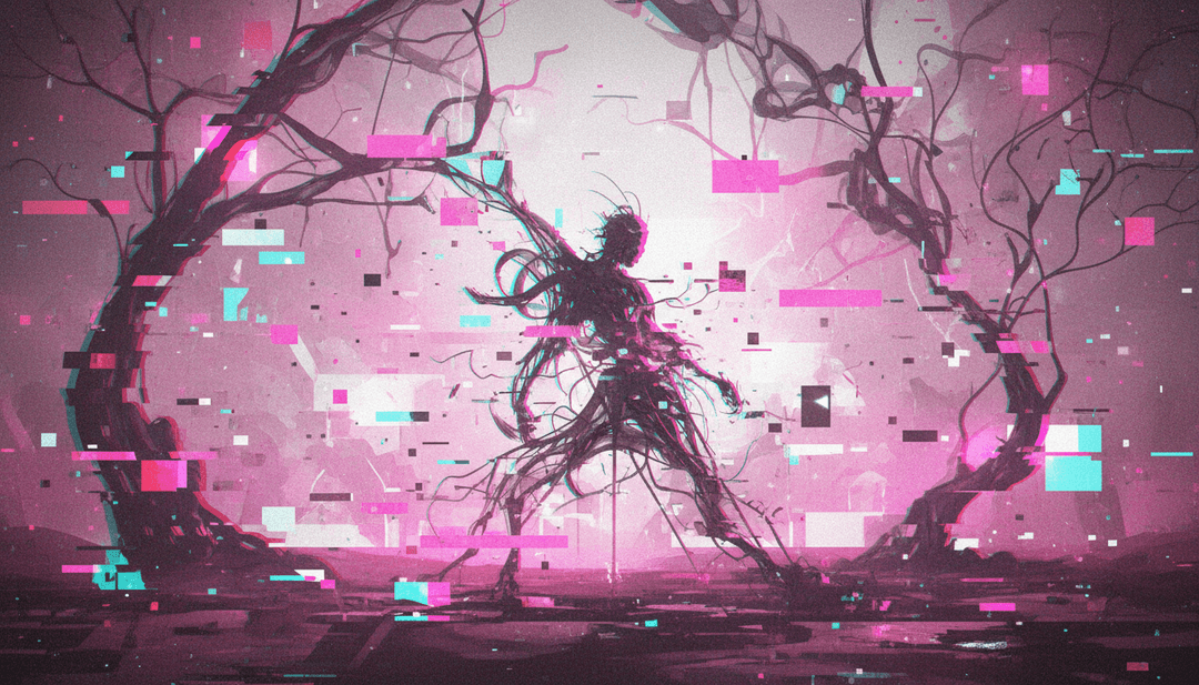 Videoclipe final gerado por IA mostrando os visuais únicos de 'Feet On Land'.