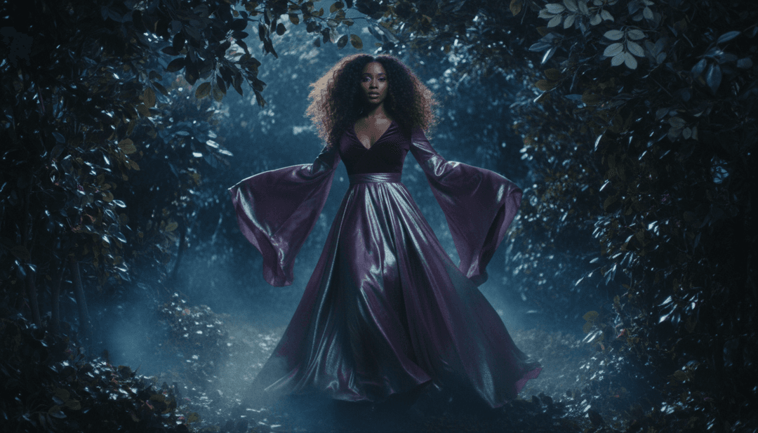 गीत के बोल और धुनों से प्रेरित दृश्य दृश्य