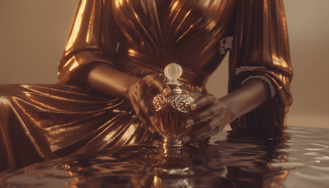 Imagem conceitual de IA interpretando as batidas energéticas da música.