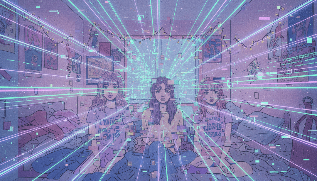 Konzeptuelles Bild der KI, die das Lied Betty von August Ponthier interpretiert