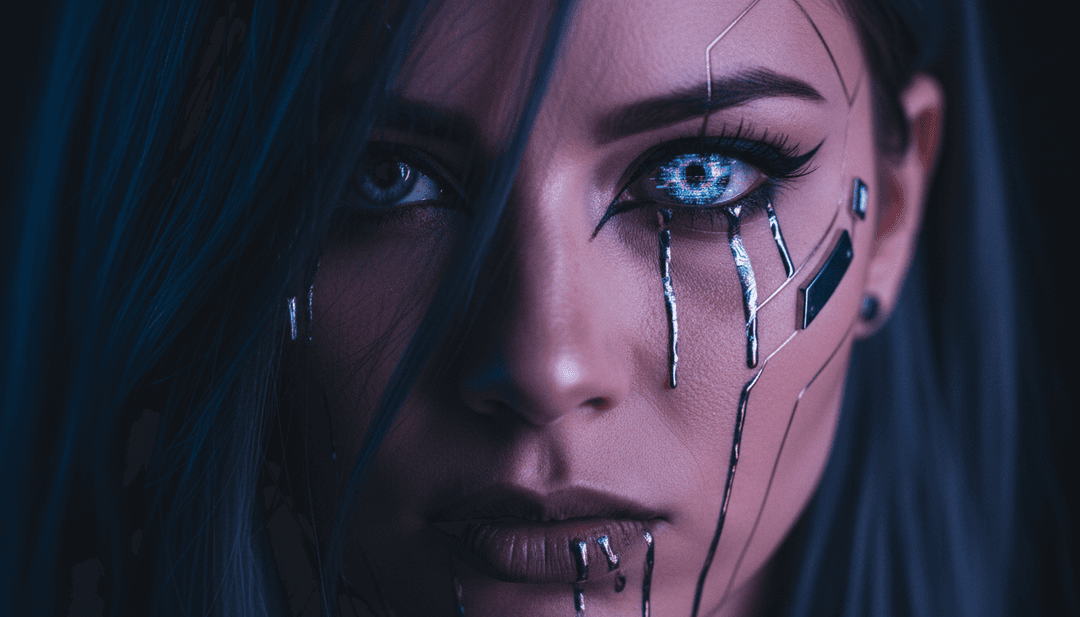 Visuelle Darstellung von Musikelementen, die sich in Szenen verwandeln