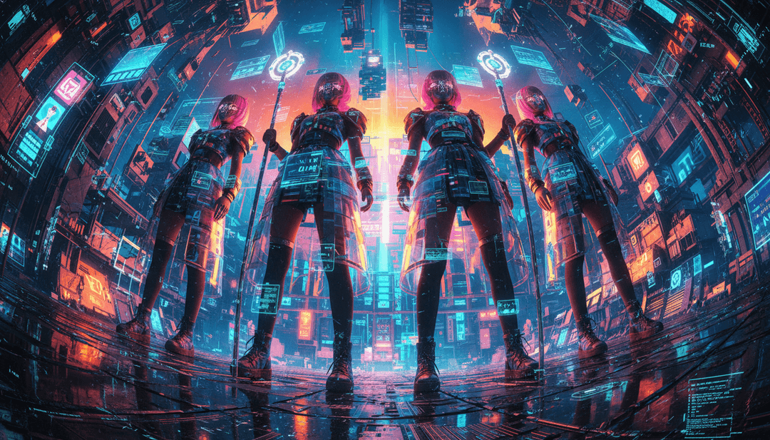 Endszene des KI-generierten Musikvideos für Betty