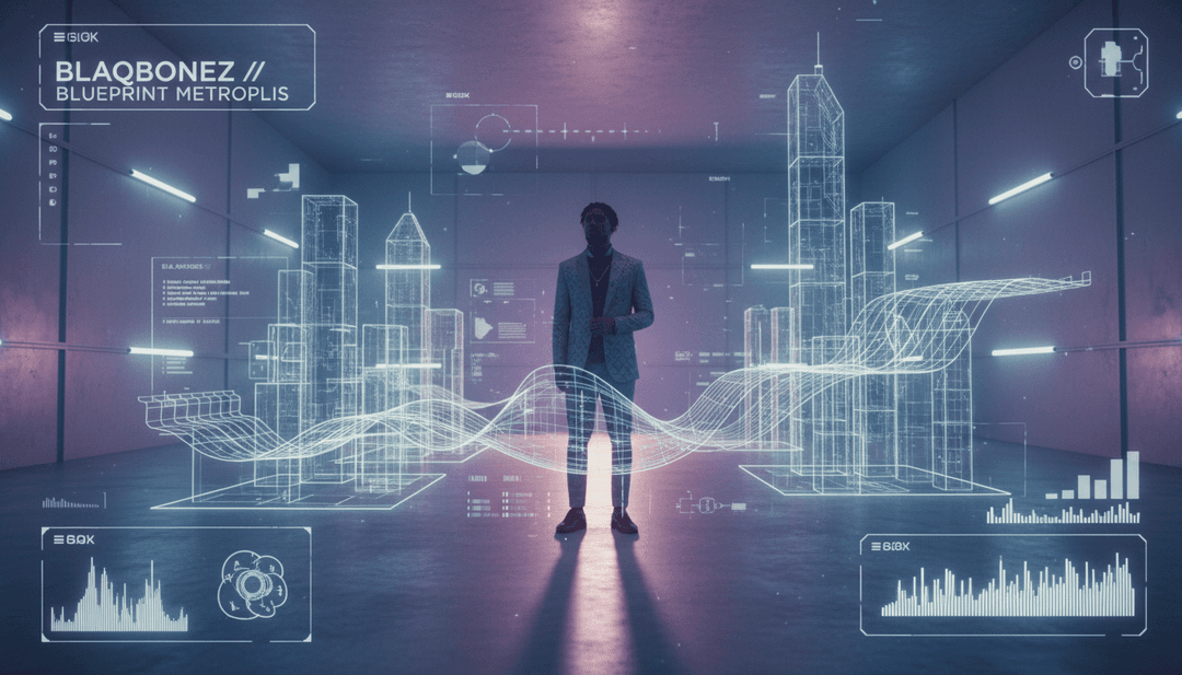 受 'Stampede' 电子节拍启发的视觉元素