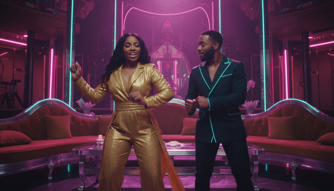 完成的 'Mean To Me' AI 生成音樂影片