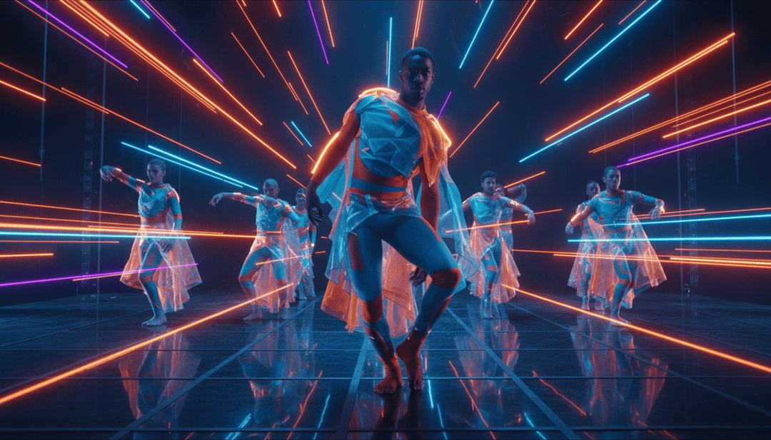 Koe Wetzel के 'Werewolf' गीत की व्याख्या करते हुए एआई की अवधारणात्मक छवि।