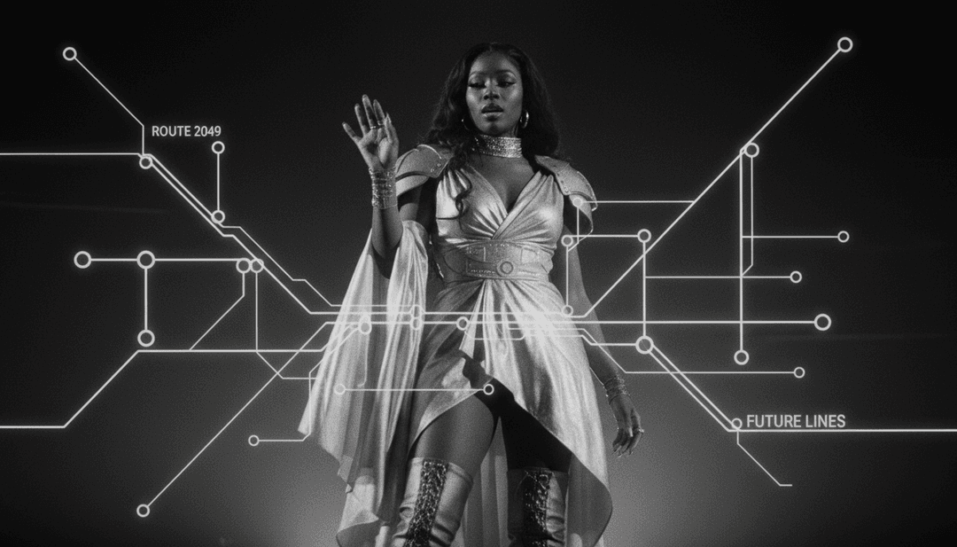 音符を星として視覚化した表現