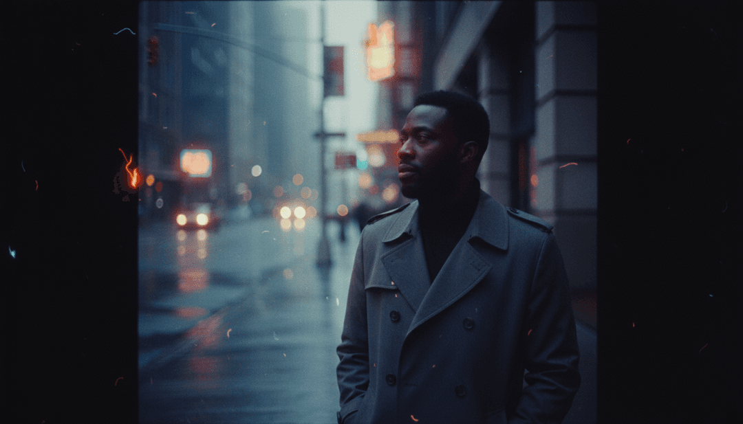 受 'Normal Today' 音樂元素啟發的視覺場景