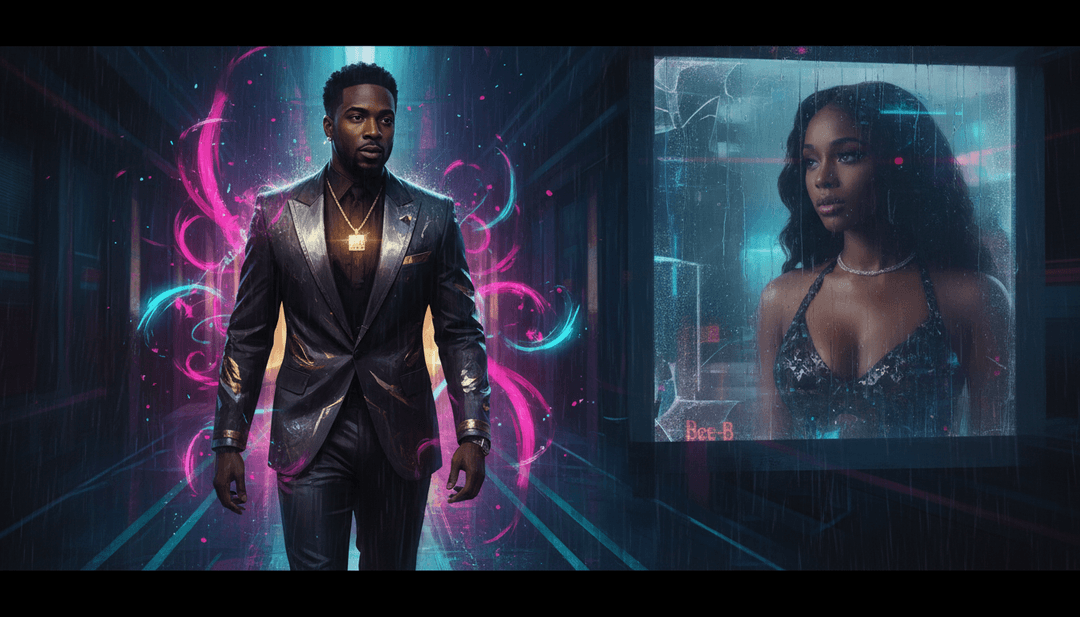 IA générant des visuels à partir des éléments Afrobeats et Hip Hop