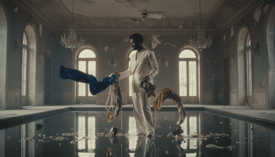 AI द्वारा 'barry wonder' गीत का विश्लेषण करने की अवधारणा चित्र