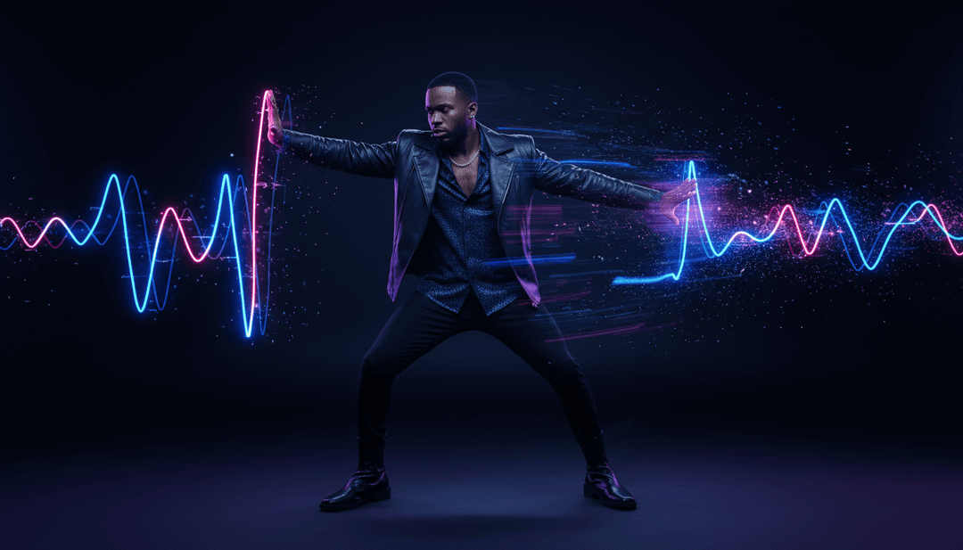 freebeat.ai के साथ संगीत वीडियो बनाते हुए उपयोगकर्ता