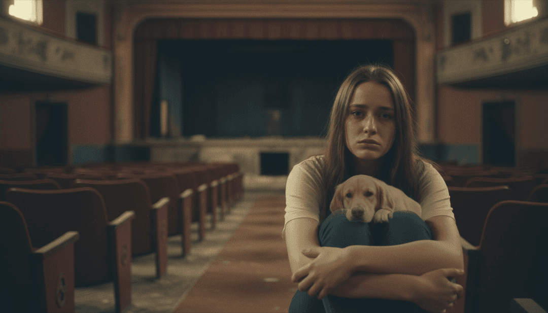 Illustrazione di AI che traduce elementi musicali in scene visive.