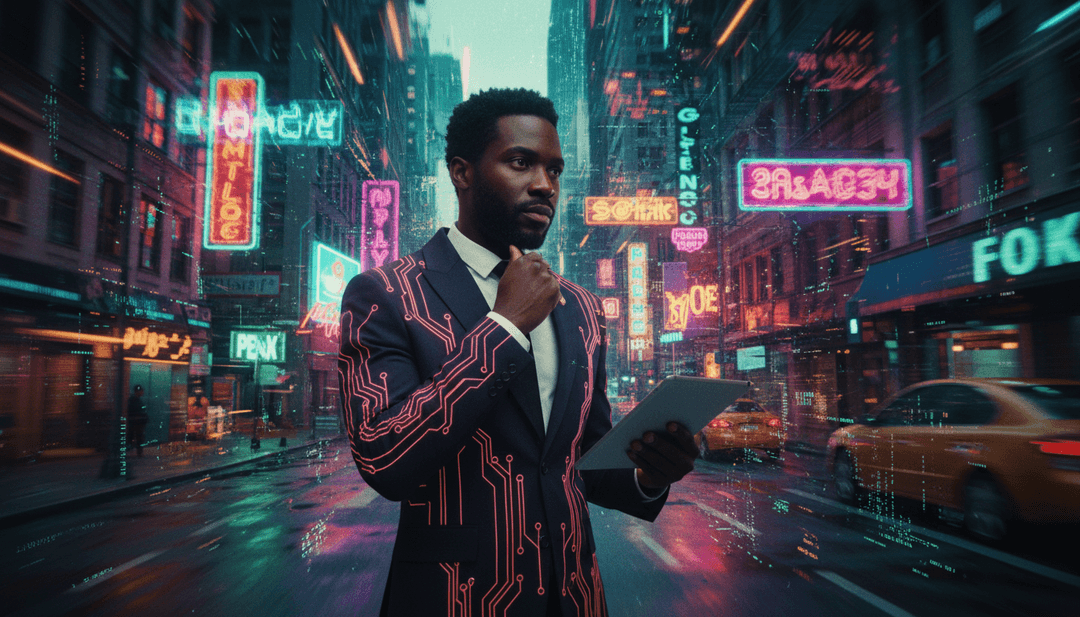 AI가 Jim Legxacy의 'sos'의 분위기와 가사를 해석하는 모습