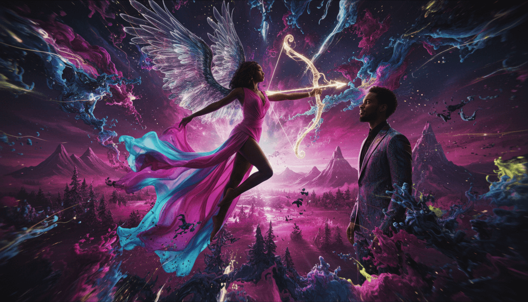 AI가 노래 가사와 리듬을 분석하는 개념 이미지