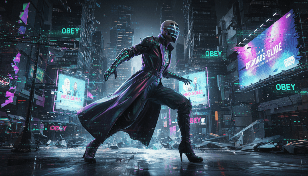 Escena final del video musical de 'Progress' de Lusanda, creado por freebeat.ai.