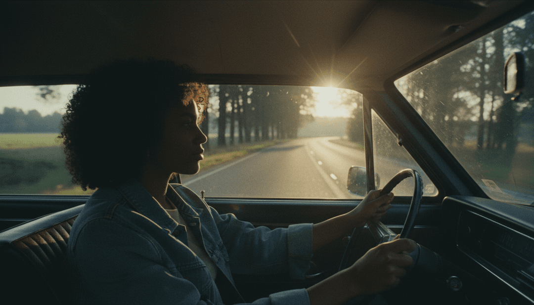 AI 'Down the Road' से प्रेरित एक दृश्यात्मक कंट्री परिदृश्य बना रहा है