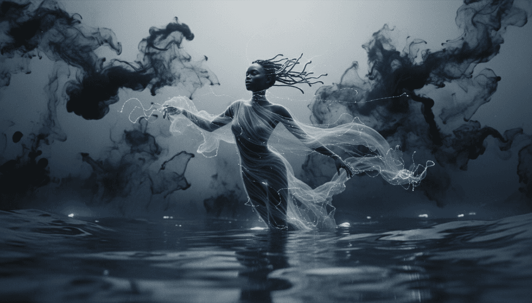 KI konzipiert die Stimmung von 'BAPTIZED' von Kurtis Wells