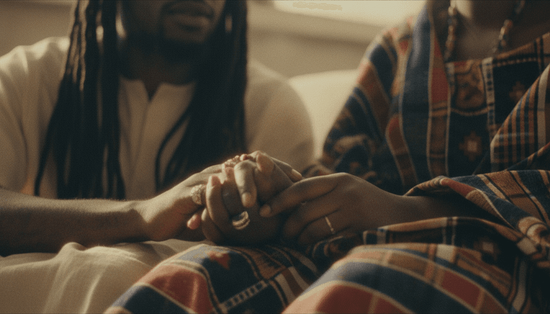 AI Burna Boy के बोलों को जीवंत दृश्यों में बदलता हुआ