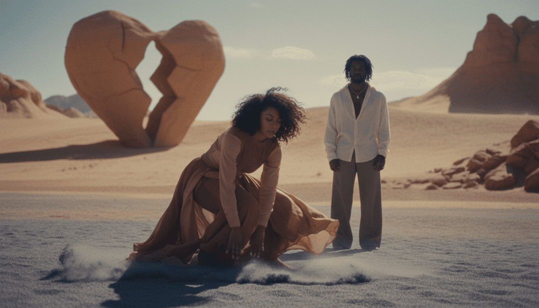 AI 将 'Hard Part' 的音乐元素转化为视觉场景