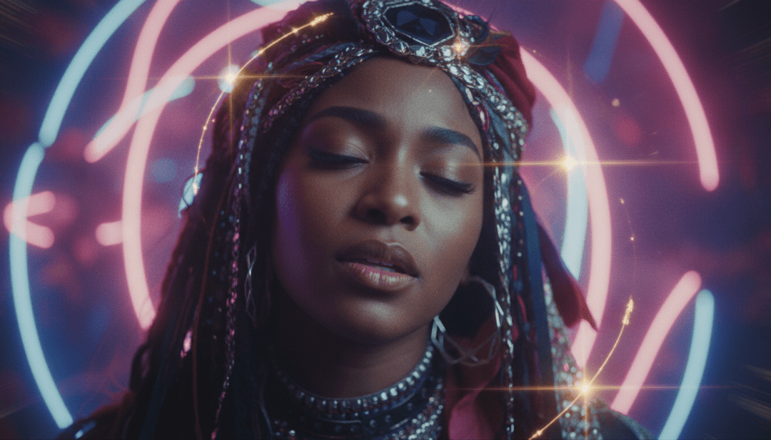 Cenas visuais inspiradas pelos elementos musicais de 'Hvn High'