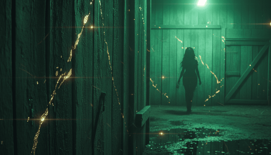 描绘 'Somewhere Else' 情感旅程的视觉场景。