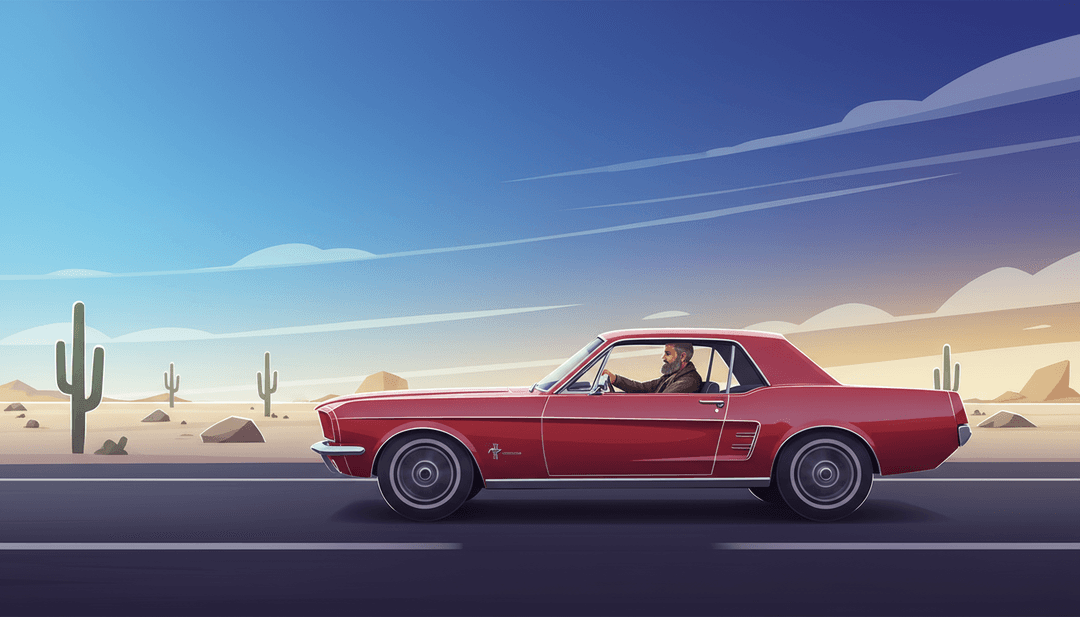 受歌曲启发的乡村景观的视觉呈现。