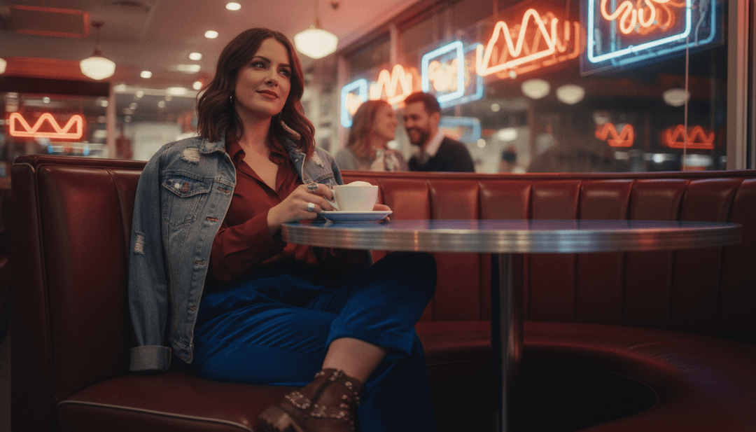 AIが『Temporary Man』の音楽要素を鮮やかなシーンに変換。