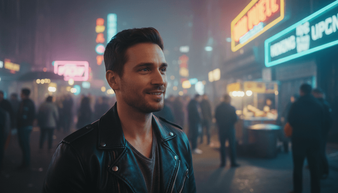 Rappresentazione artistica di note musicali che si trasformano in scene visive