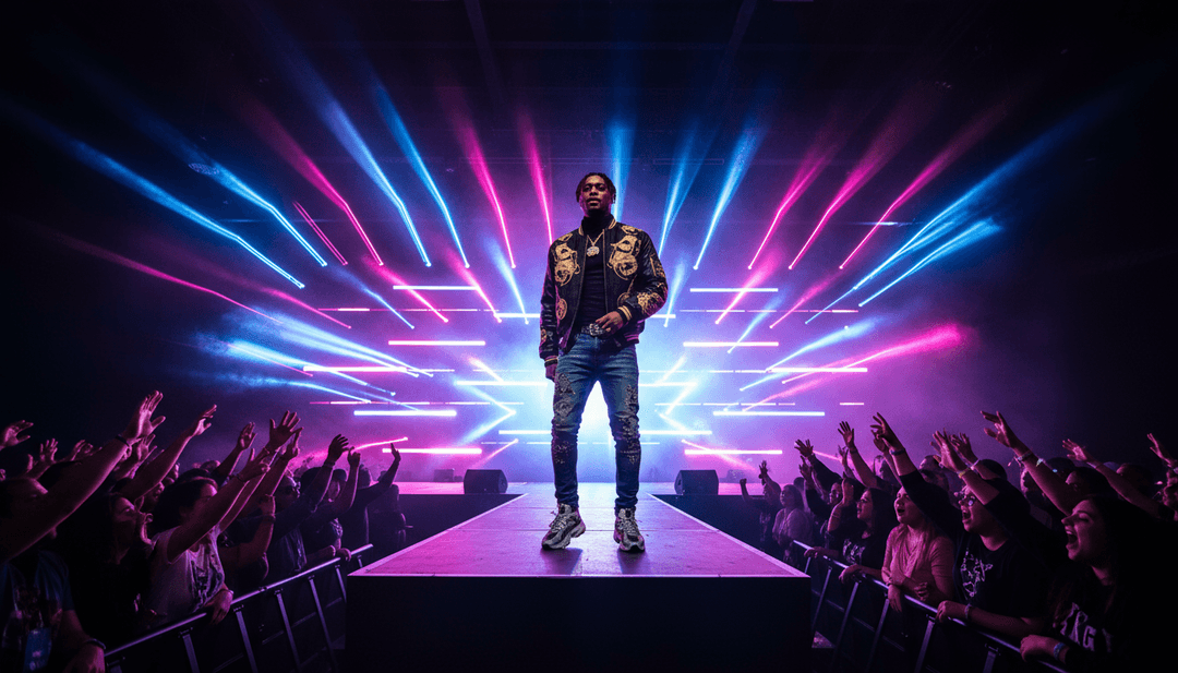 Elementi visivi ispirati dai testi di '12 to 12'.