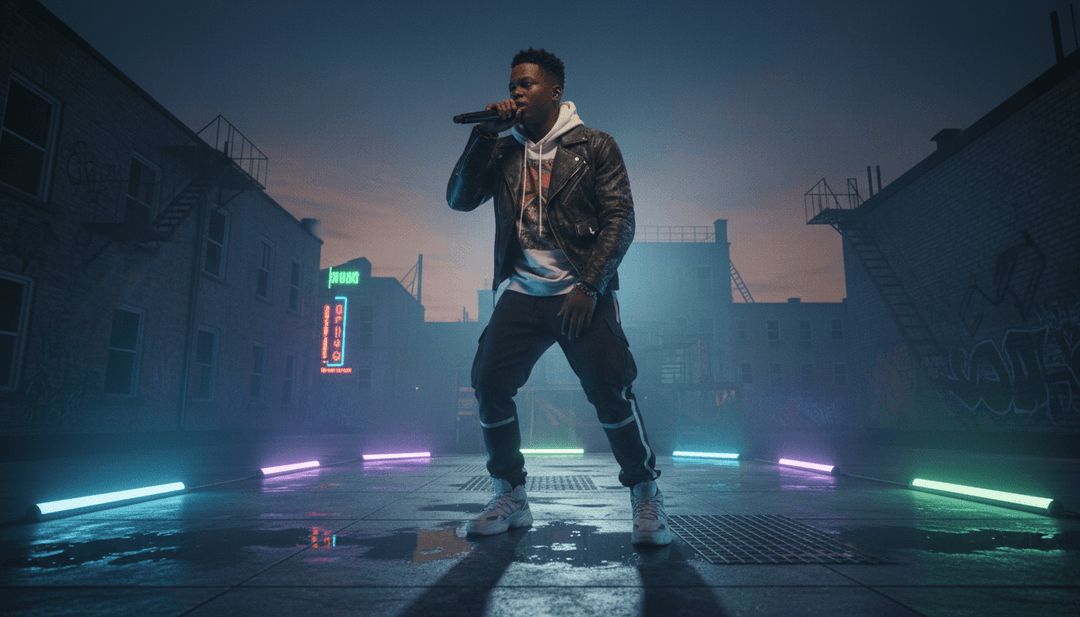 音楽要素にインスパイアされたビジュアルシーン