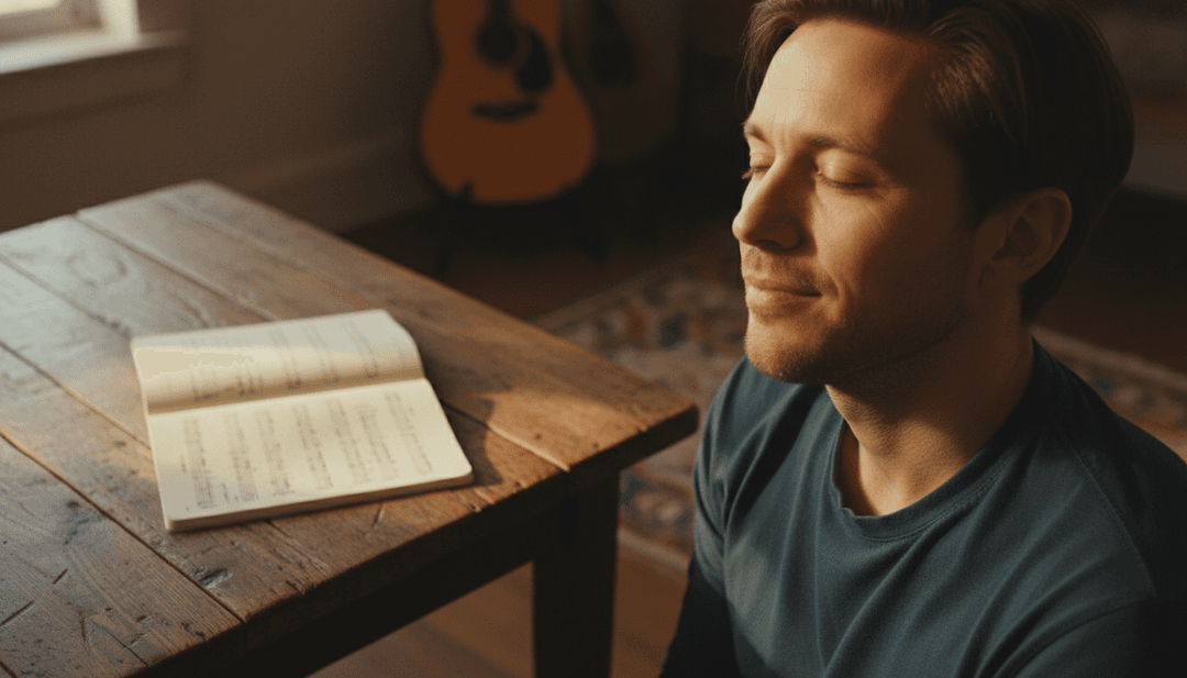 Teddy Swims के 'The Door' गीत की व्याख्या करता AI की अवधारणा छवि।