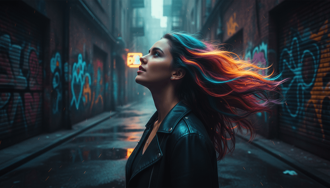 Imagen conceptual de IA interpretando el estado de ánimo de 'The Subway'