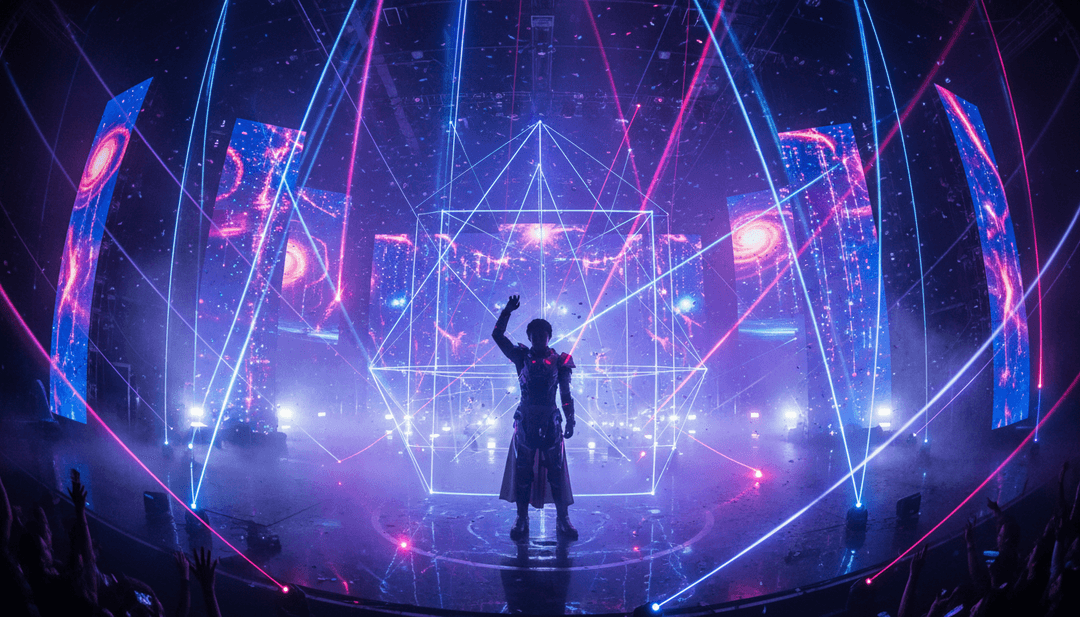 展示獨特視覺效果的最終音樂影片產品