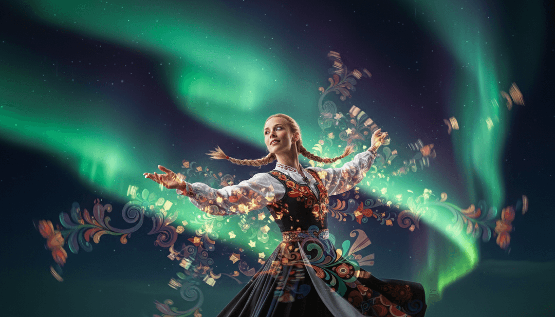 AI 將 'Leavin' 的音樂元素轉化為視覺效果