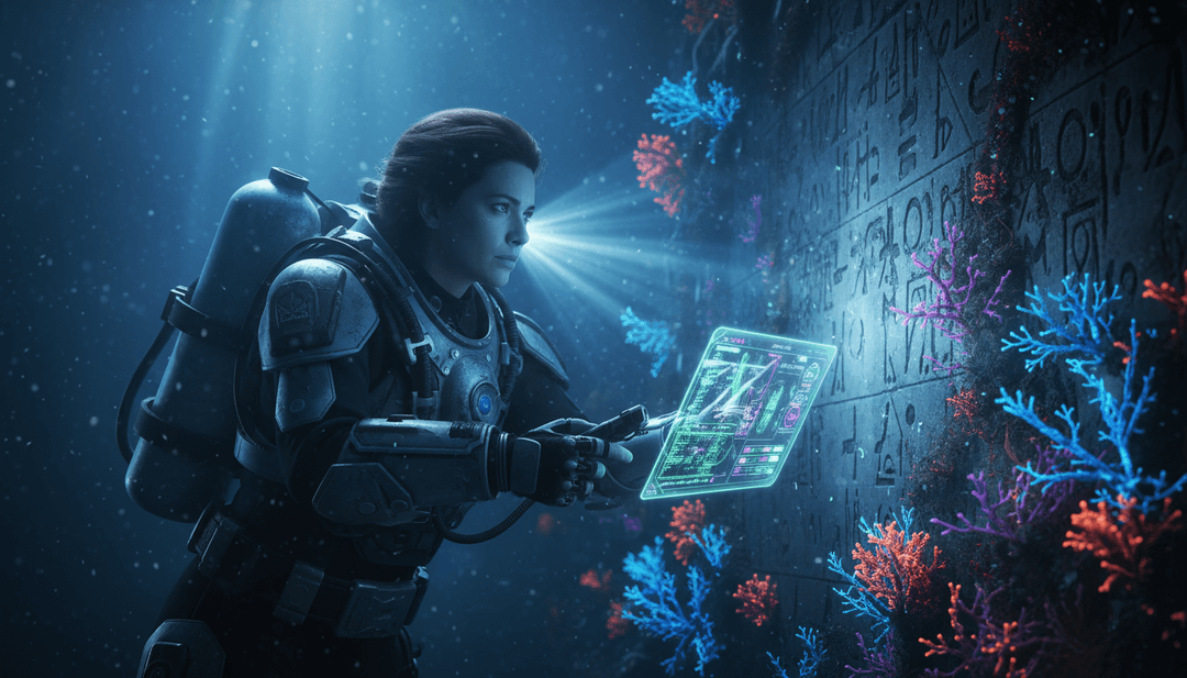 복음 음악에 영감을 받은 시각적 장면