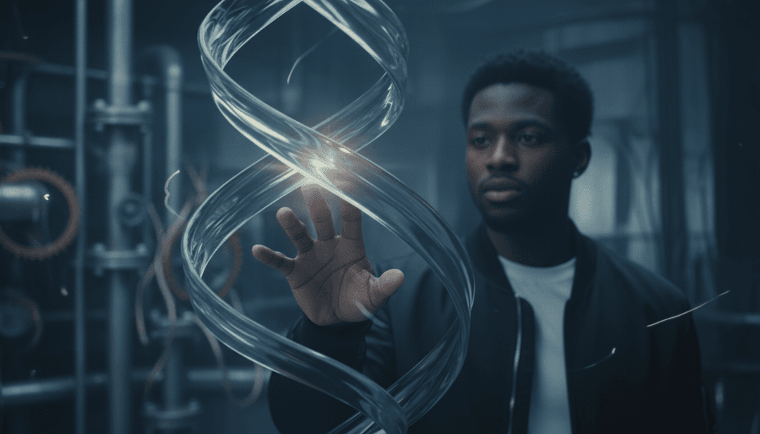 Visuelle Darstellung von KennyHooplas kraftvollen Gitarrenriffs und gefühlvollen Texten.