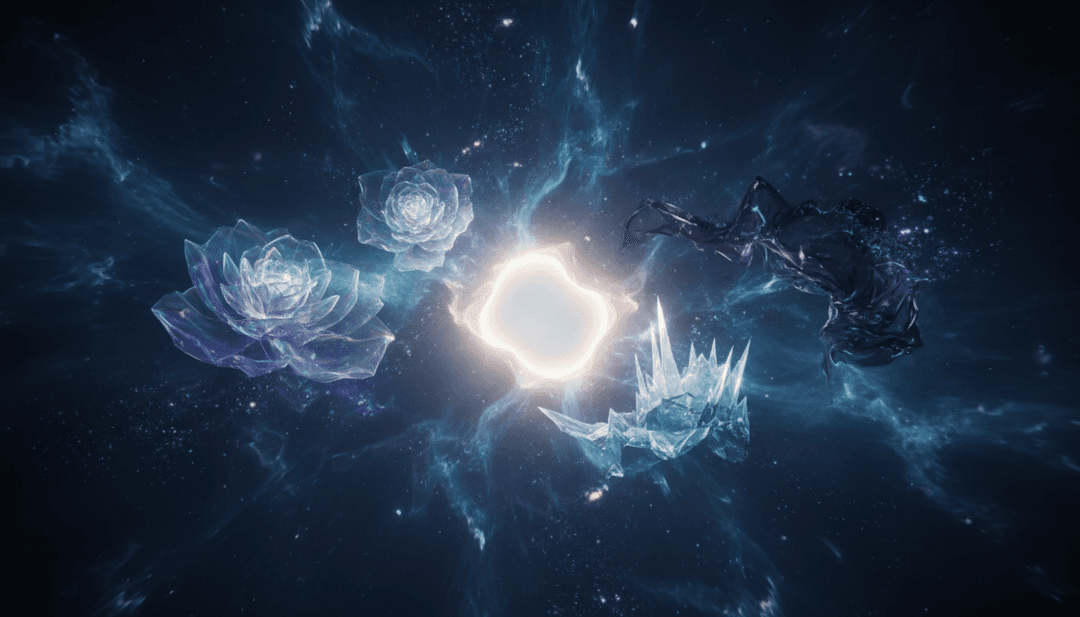 ROSALÍA, Björk, Yves Tumor의 'Berghain'을 해석하는 AI의 개념 이미지.