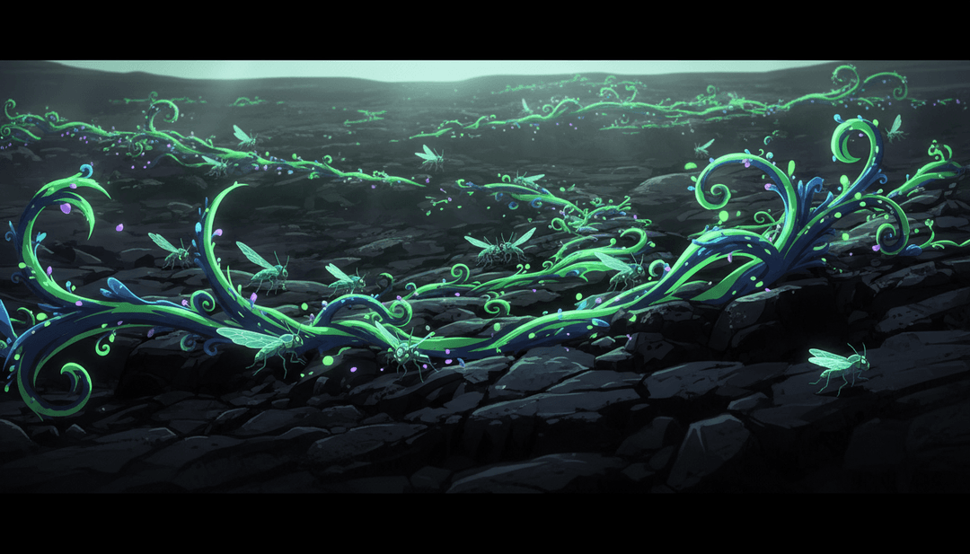 'bing bong' के बीट्स और गीतों से प्रेरित दृश्य दृश्य