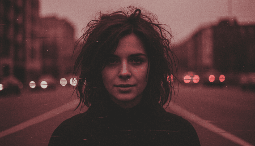 Utente che crea un video musicale con strumenti AI