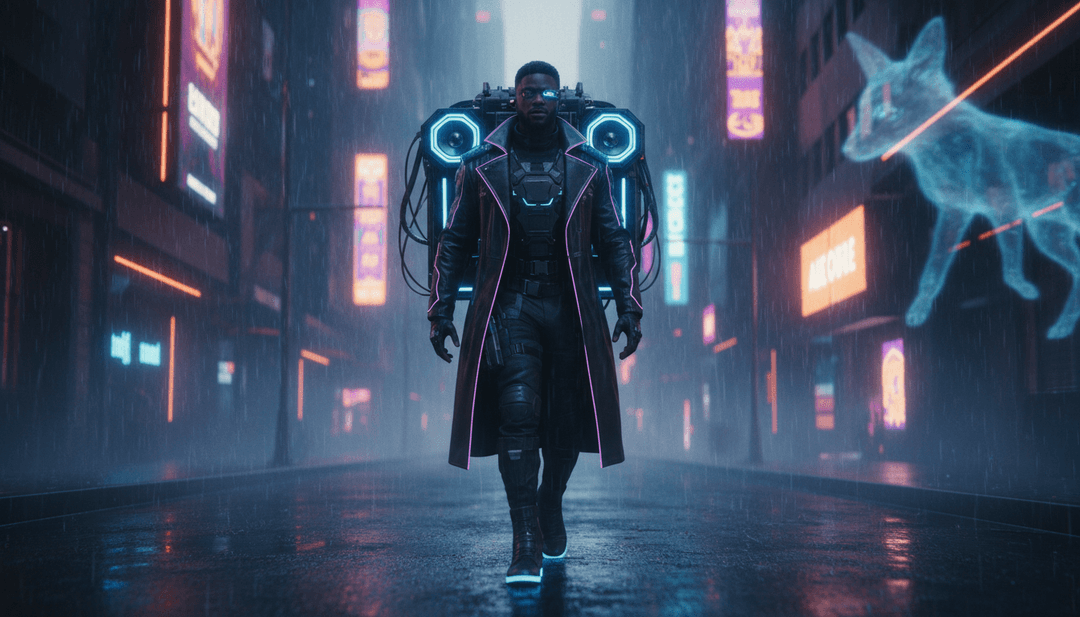 Cenas visuais inspiradas pelos ritmos e letras do remix