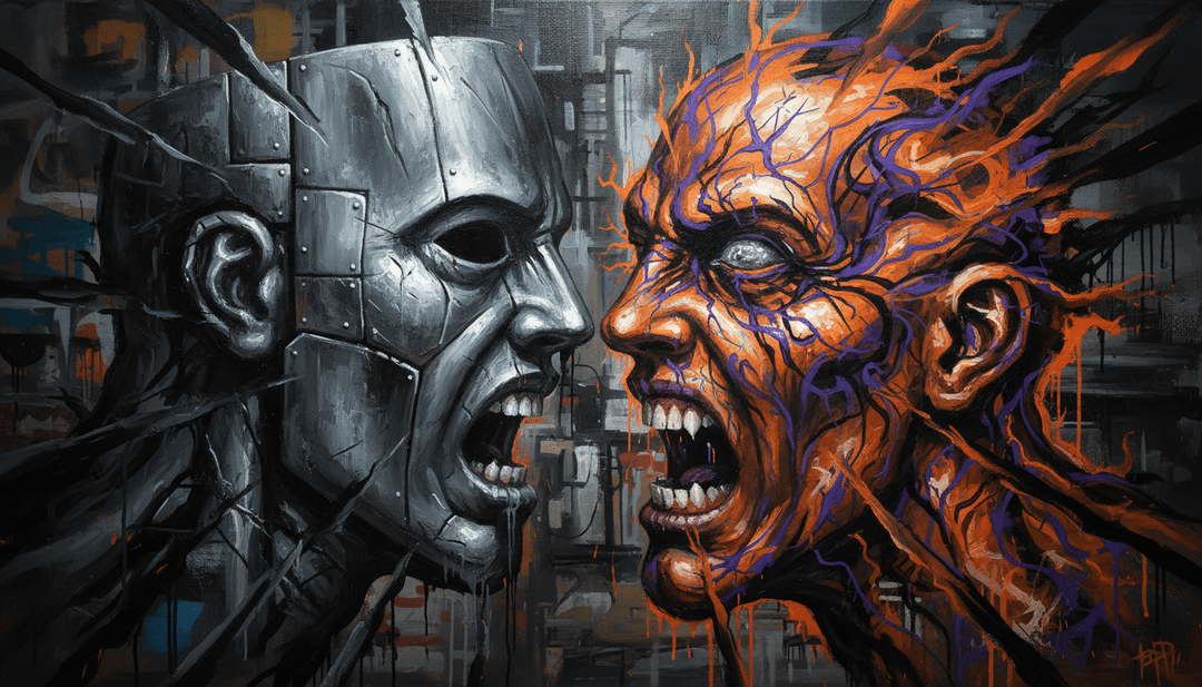 Visuelle Szenen inspiriert von Musikelementen des Halloween Song