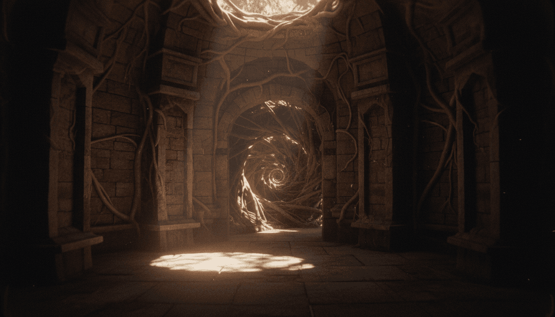 Seth Abstract의 'The Raven'을 해석하는 AI의 개념적 이미지