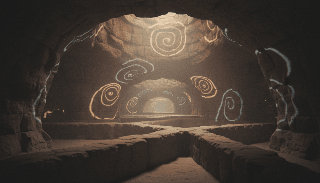 'The Raven'의 AI 생성 뮤직 비디오의 마지막 장면