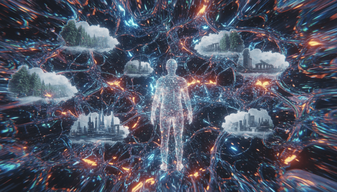 IA interpretando a essência peculiar da música 'The Blob'