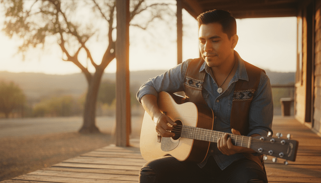 टेक्सास के परिदृश्य और भावनात्मक कथाओं के दृश्य दृश्य