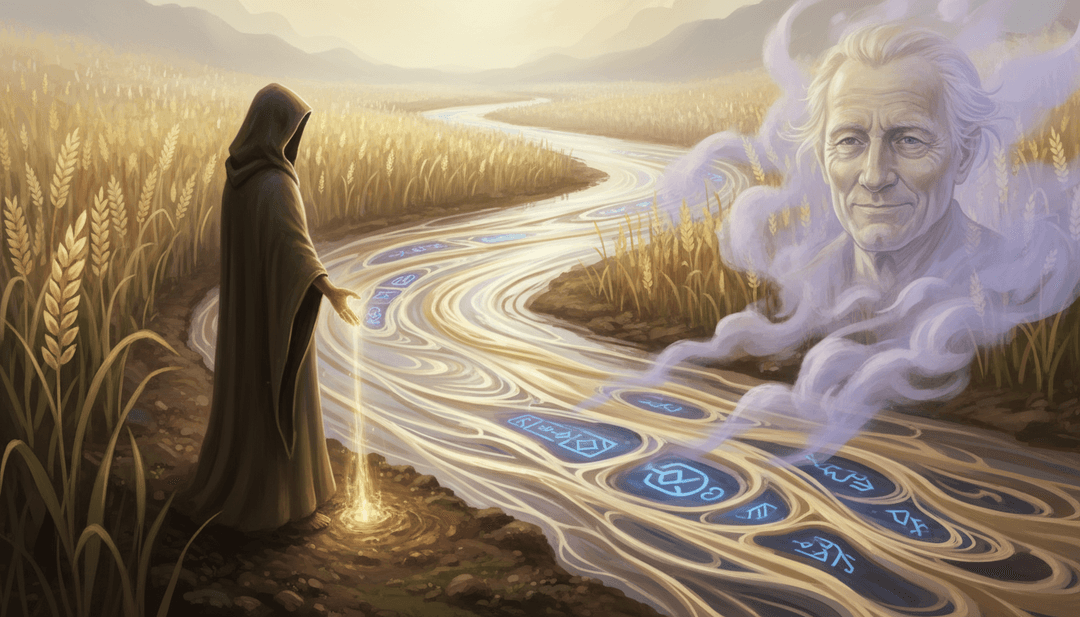 受 'Blessed' 歌词启发的视觉场景